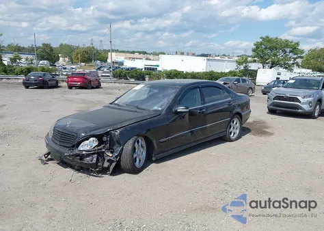2001 Mercedes-Benz S 600 из США, поврежденный, VIN WDBNG78J51A211356